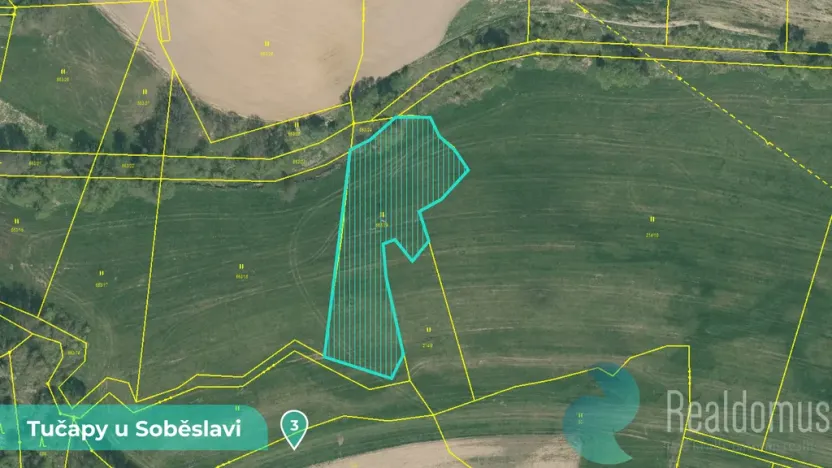 Prodej podílu 1/8 louky, Tučapy, 11561 m2