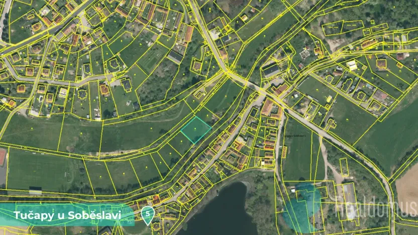 Prodej podílu 1/8 louky, Tučapy, 11561 m2