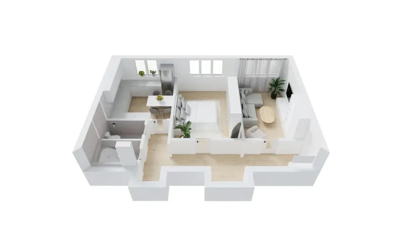 Prodej bytu 2+1, Zlín, Benešovo nábřeží, 65 m2