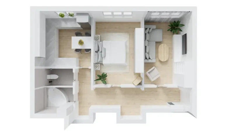 Prodej bytu 2+1, Zlín, Benešovo nábřeží, 65 m2