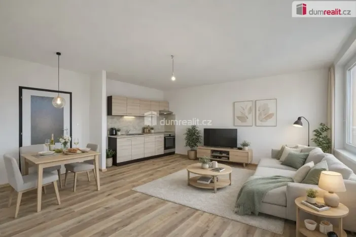 Pronájem bytu 2+kk, Ústí nad Labem - Krásné Březno, Keplerova, 48 m2