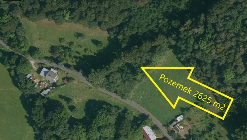 Prodej louky, Vápenná, 2625 m2