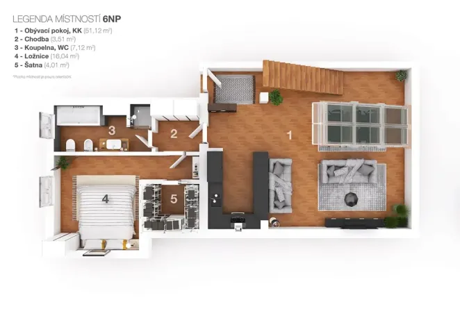 Prodej bytu 4+kk, Praha - Nové Město, Záhořanského, 128 m2