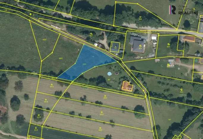 Prodej pozemku pro bydlení, Psáře, 1251 m2