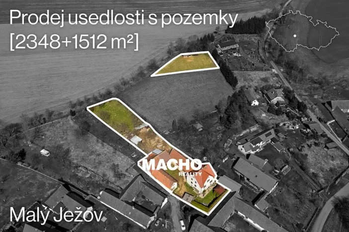 Prodej zemědělské usedlosti, Smilovy Hory, 562 m2