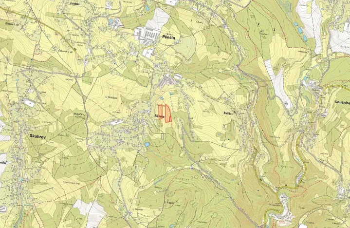 Prodej louky, Pěnčín, 23380 m2