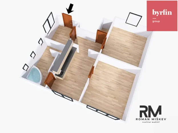 Pronájem bytu 2+1, Otice, Domky, 78 m2