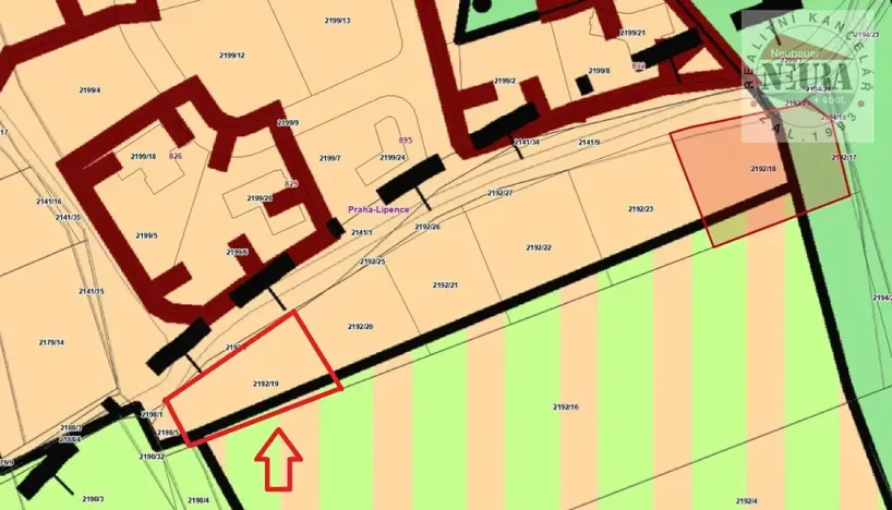 Prodej pozemku pro bydlení, Praha, 805 m2