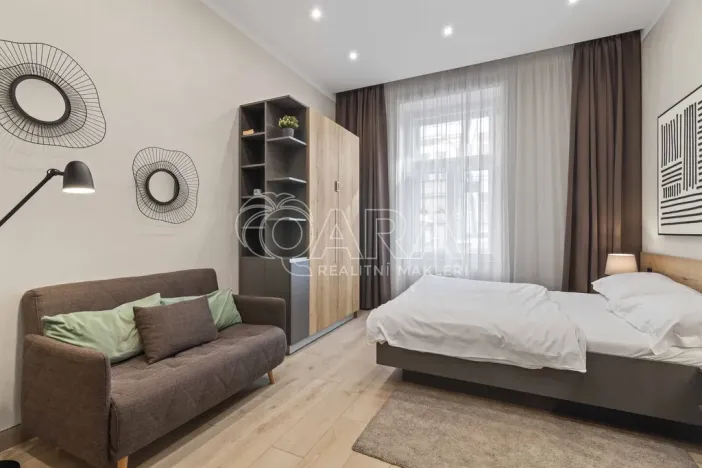 Prodej atypického bytu, Praha - Vinohrady, Mánesova, 45 m2