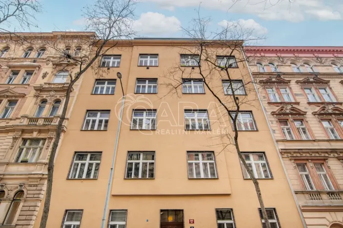 Prodej atypického bytu, Praha - Vinohrady, Mánesova, 45 m2