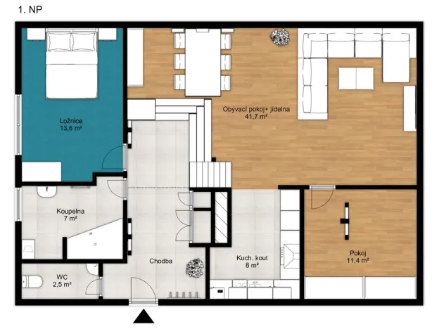 Prodej bytu 4+kk, Praha - Smíchov, Vltavská, 126 m2