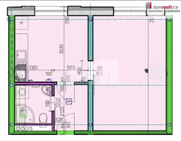 Pronájem bytu 1+1, Česká Lípa, Paní Zdislavy, 34 m2