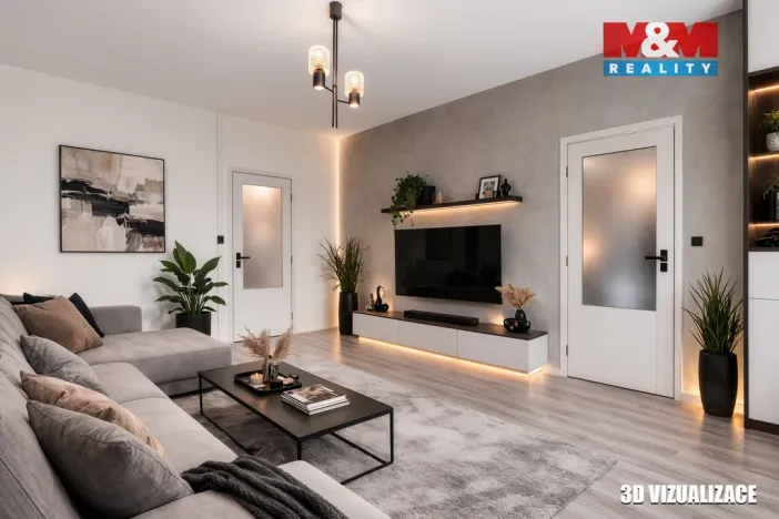 Prodej bytu 3+1, Ústí nad Labem - Ústí nad Labem-centrum, Malátova, 62 m2