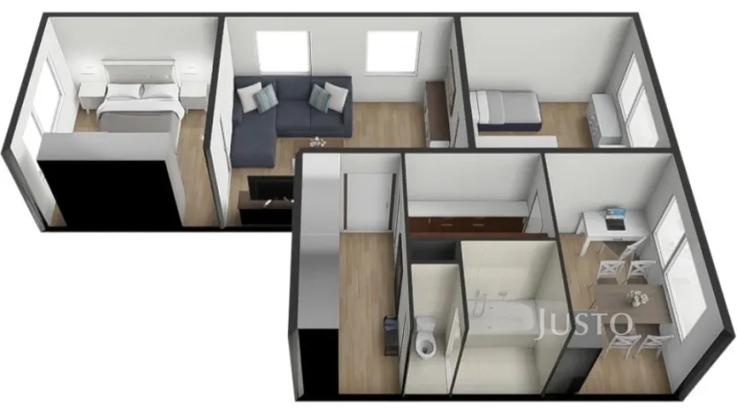 Prodej bytu 3+1, Písek - Pražské Předměstí, Na Stínadlech, 64 m2