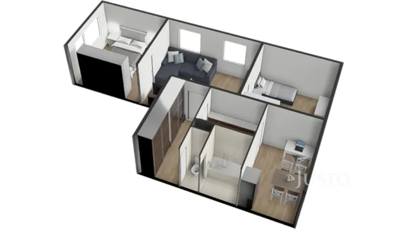 Prodej bytu 3+1, Písek - Pražské Předměstí, Na Stínadlech, 64 m2