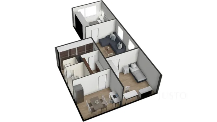 Prodej bytu 3+1, Písek - Pražské Předměstí, Na Stínadlech, 64 m2