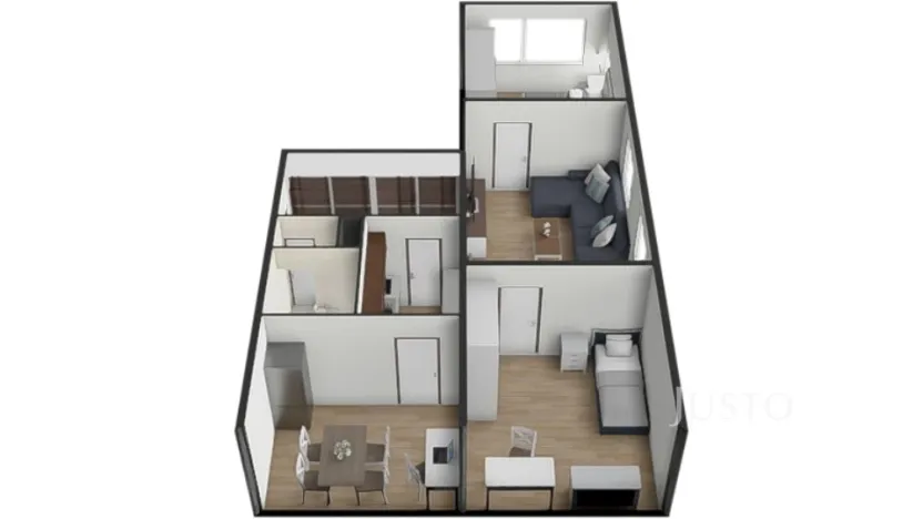 Prodej bytu 3+1, Písek - Pražské Předměstí, Na Stínadlech, 64 m2