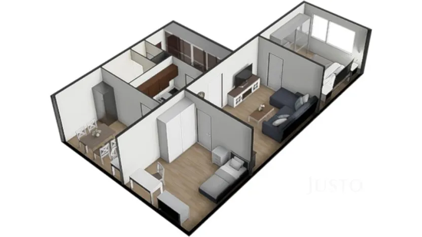 Prodej bytu 3+1, Písek - Pražské Předměstí, Na Stínadlech, 64 m2