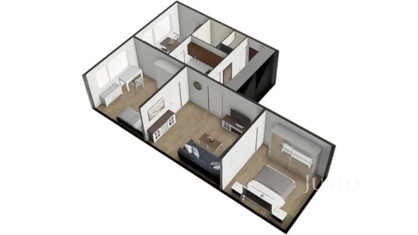 Prodej bytu 3+1, Písek - Pražské Předměstí, Na Stínadlech, 64 m2