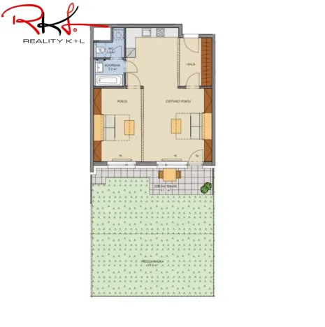 Prodej bytu 2+kk, Praha, náměstí Olgy Scheinpflugové, 59 m2