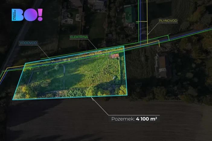 Prodej pozemku pro bydlení, Albrechtice, 4100 m2