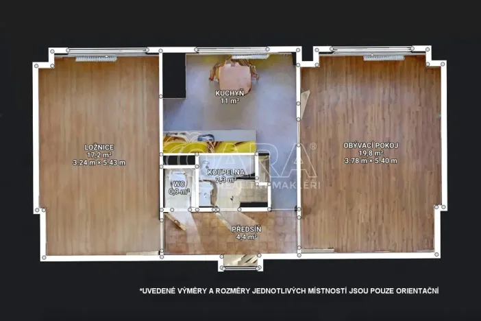 Prodej bytu 2+1, Kralupy nad Vltavou, Hakenova, 52 m2