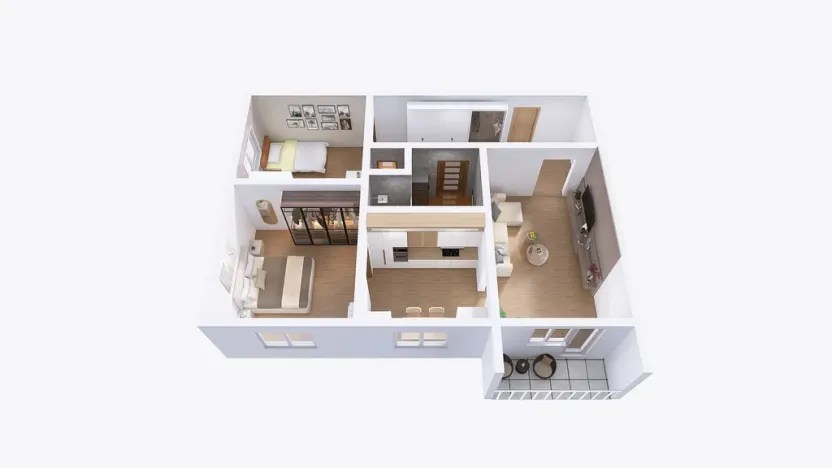 Pronájem bytu 3+1, Hanušovice, Zábřežská, 65 m2