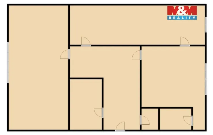 Pronájem bytu 2+1, Žatec, Ostrov, 61 m2