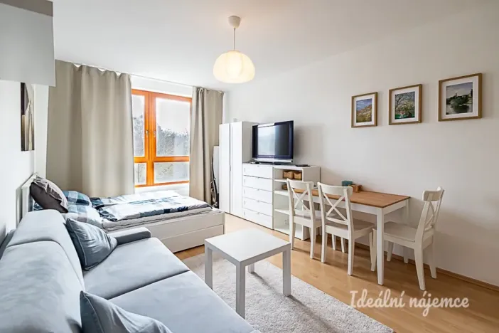 Pronájem bytu 1+kk, Praha - Kunratice, Pod Haltýřem, 28 m2