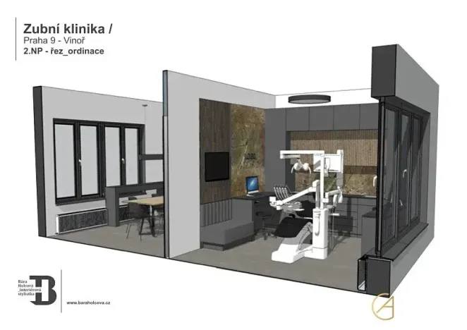 Pronájem ordinace, Praha - Vinoř, Mladoboleslavská, 97 m2