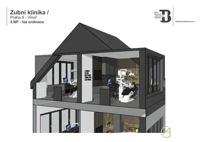 Pronájem ordinace, Praha - Vinoř, Mladoboleslavská, 305 m2