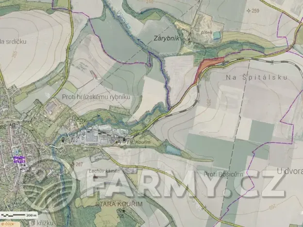 Prodej pole, Kouřim, 12974 m2