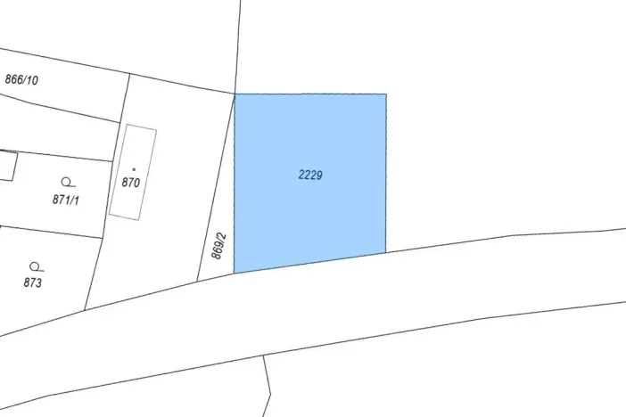 Prodej pozemku pro bydlení, Krásný Dvůr - Chotěbudice, 805 m2