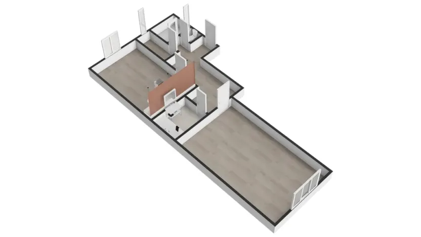 Pronájem bytu 1+1, Praha - Kobylisy, Čimická, 58 m2