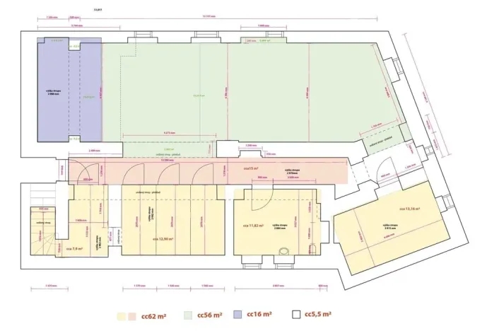 Prodej obchodního prostoru, Karlovy Vary, Moravská, 71 m2