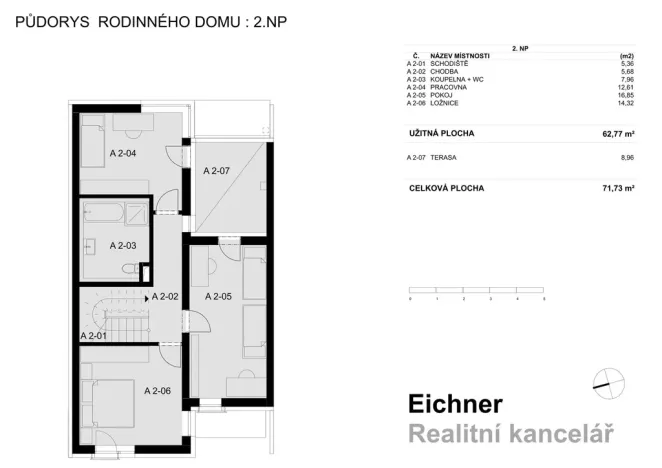 Pronájem rodinného domu, Zlín, Pod Stráněmi, 234 m2