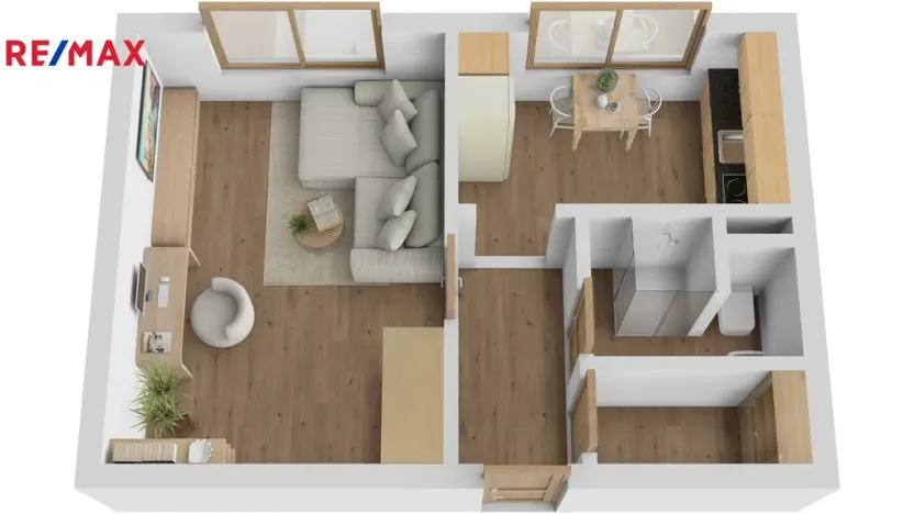 Prodej bytu 1+1, Trutnov - Horní Staré Město, Rozmarýnová, 32 m2