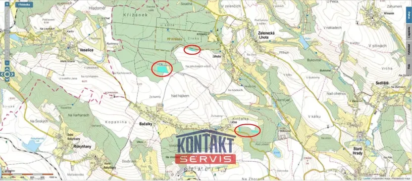 Prodej lesa, Bačalky - Lično, 32004 m2