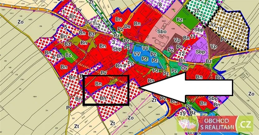 Prodej pozemku, Dírná, 2984 m2