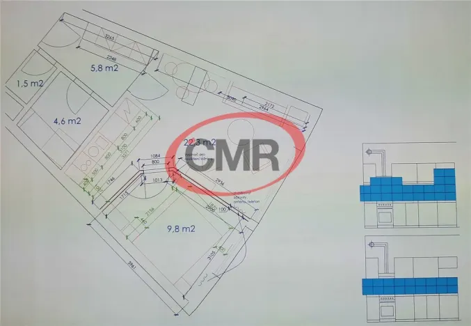 Pronájem bytu 2+kk, Praha, Družstevní ochoz, 44 m2