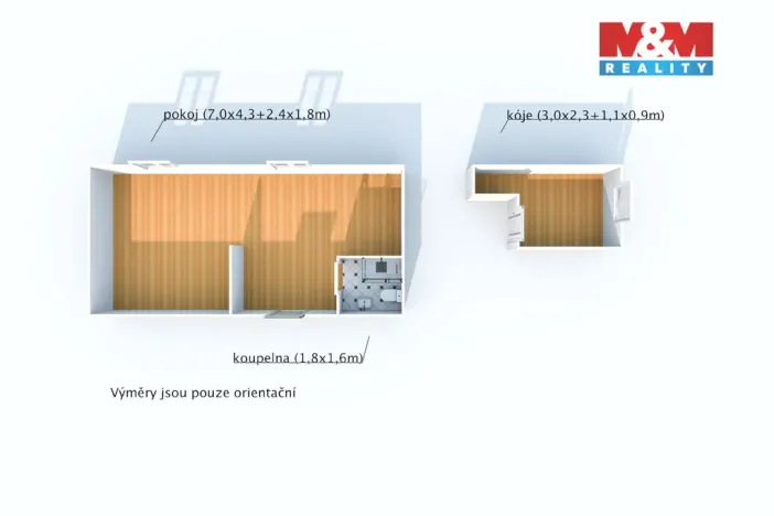 Prodej bytu 1+kk, Karlovy Vary - Bohatice, Dalovická, 34 m2
