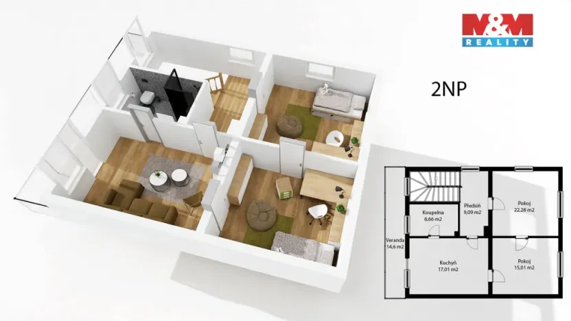 Prodej rodinného domu, Přísnotice, Žabčická, 159 m2