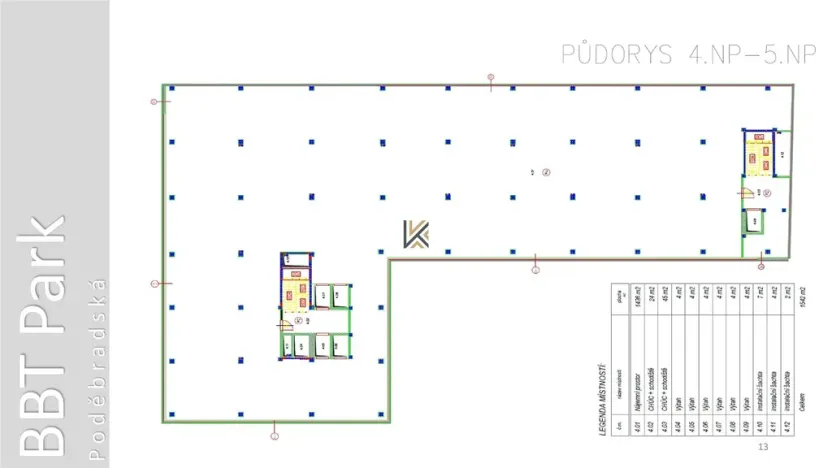Pronájem komerční nemovitosti, Praha - Vysočany, Poděbradská, 1647 m2