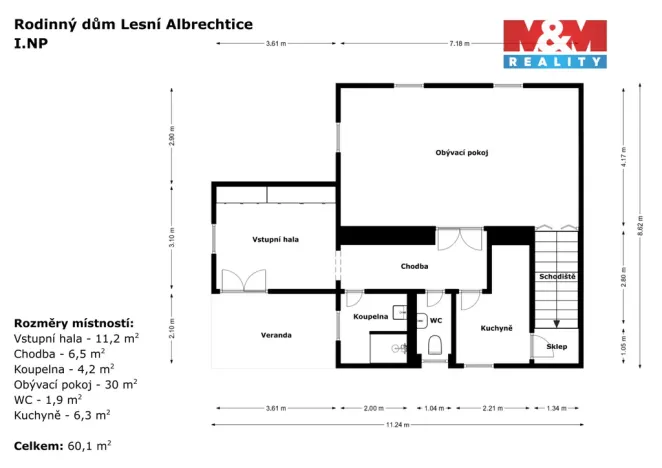 Prodej rodinného domu, Březová - Lesní Albrechtice, 110 m2