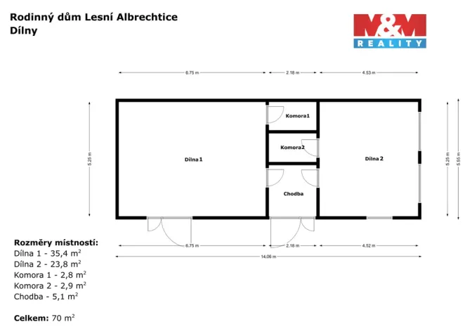 Prodej rodinného domu, Březová - Lesní Albrechtice, 110 m2