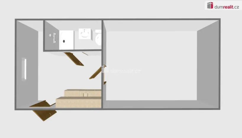 Pronájem bytu 1+1, Mikulov, Zámecká, 30 m2