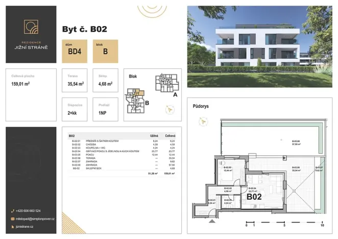 Prodej bytu 2+kk, Olomouc, Leopolda Pospíšila, 51 m2