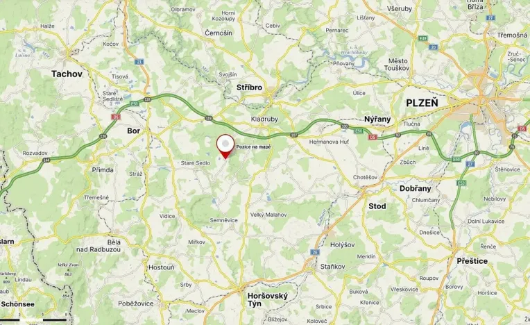 Prodej pozemku, Kladruby - Tuněchody, 1744 m2