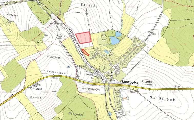 Prodej pole, Leskovice, 10554 m2
