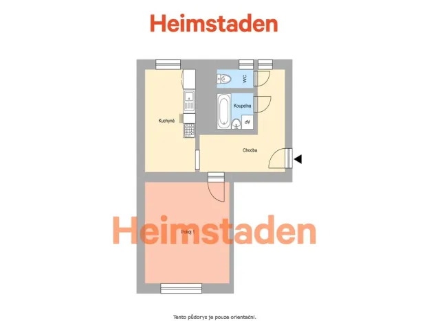 Pronájem bytu 1+1, Havířov - Město, Na Nábřeží, 41 m2